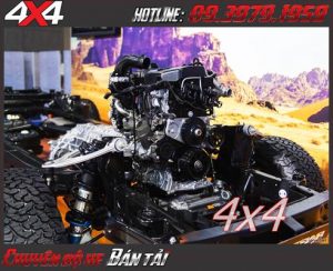 Dàn máy xe bán tải Ford Ranger Raptor 2019