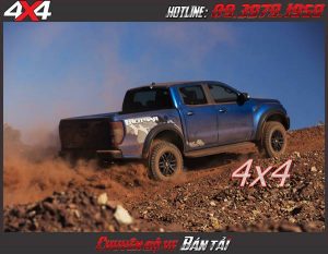 Ford Ranger Raptor có thể chạy trên mọi địa hình